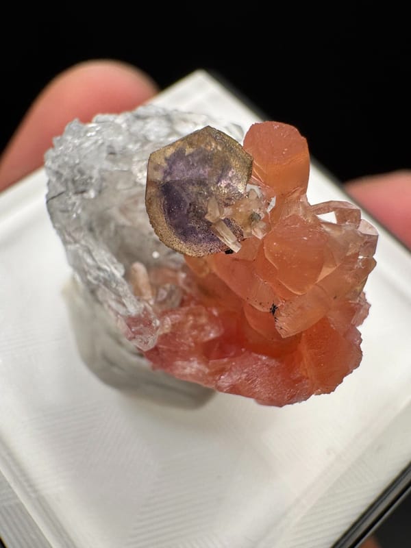 Rhodochrosite from Wuzhou, Guangxi, China, individual mineral specimen view 5