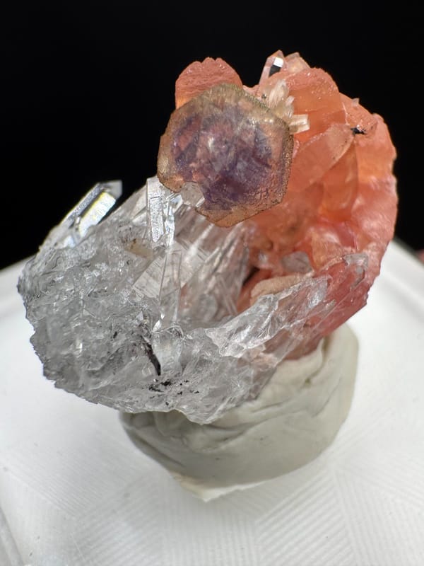 Rhodochrosite from Wuzhou, Guangxi, China, individual mineral specimen view 7