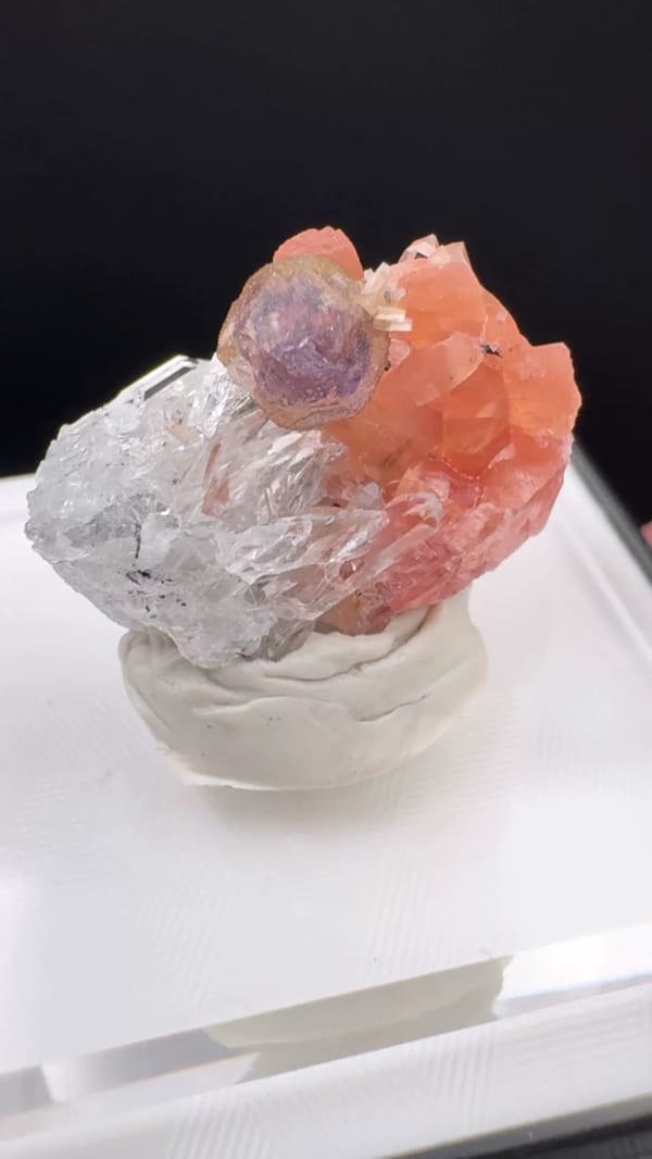 Rhodochrosite from Wuzhou, Guangxi, China, individual mineral specimen view 9