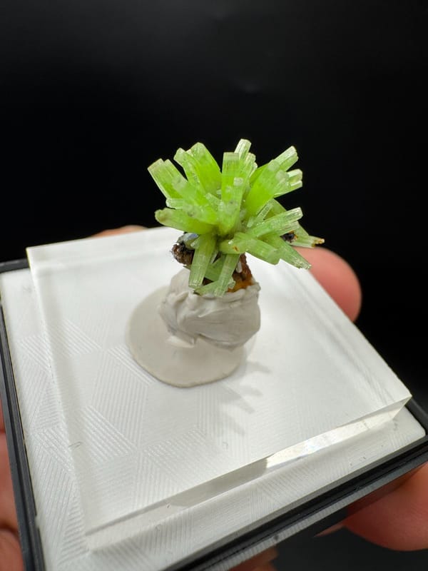 Pyromorphite from Guangxi, China, individual mineral specimen view 2