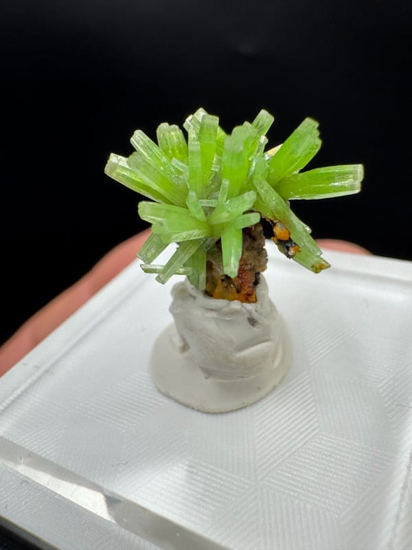 Pyromorphite from Guangxi, China, individual mineral specimen view 4