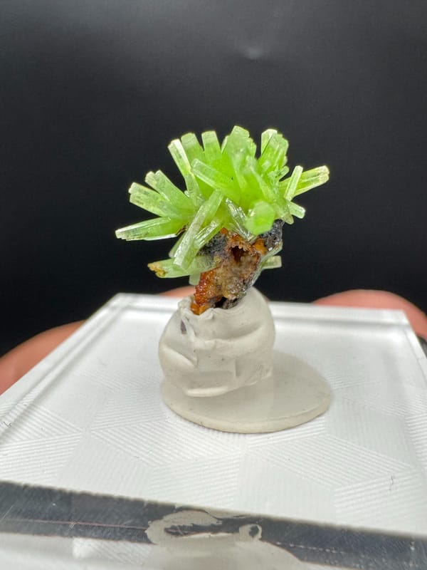 Pyromorphite from Guangxi, China, individual mineral specimen view 7