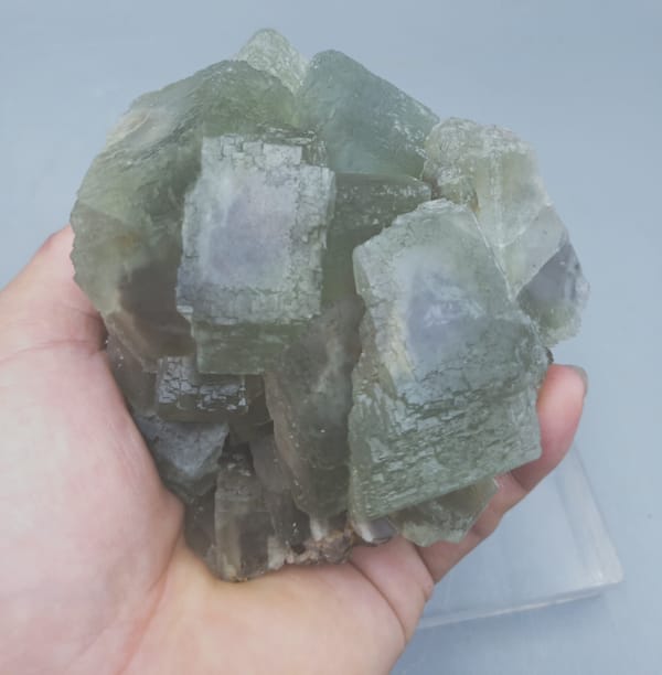 Fluorite from Fujian, China, individual mineral specimen view 1