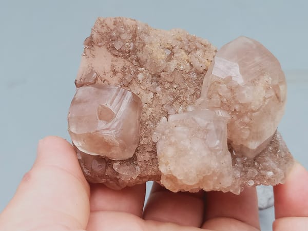 Calcite, individual mineral specimen view 4 for a mineral collection