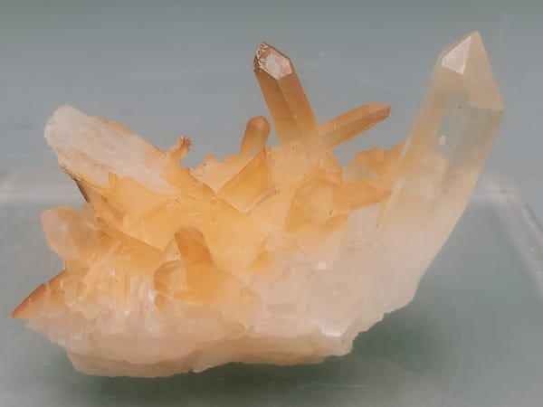 Citrine from Guangdong, China, individual mineral specimen view 1