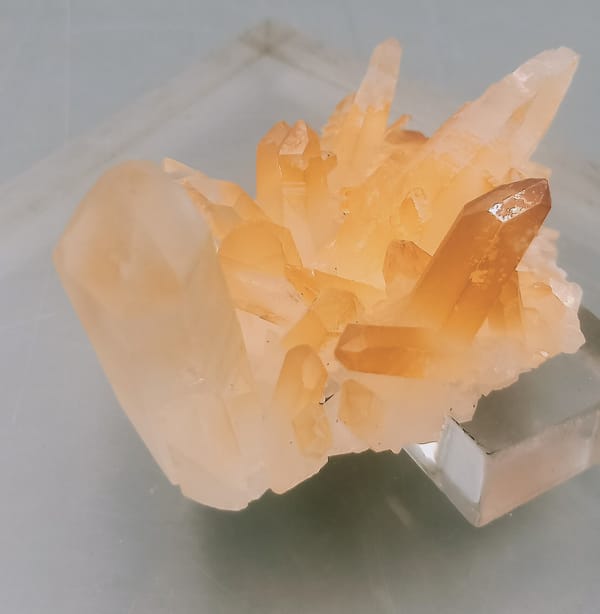 Citrine from Guangdong, China, individual mineral specimen view 5