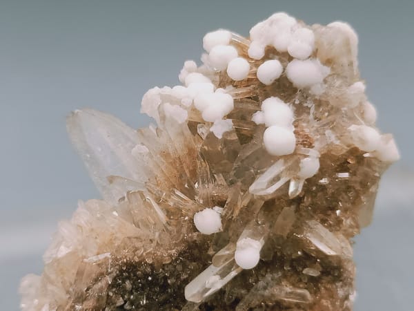 Hydrozincite from Sichuan, China, individual mineral specimen view 4