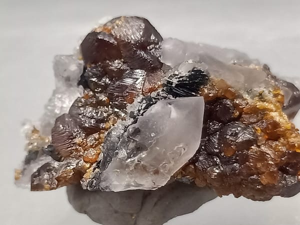 Garnet from Inner Mongolia, China, individual mineral specimen view 2