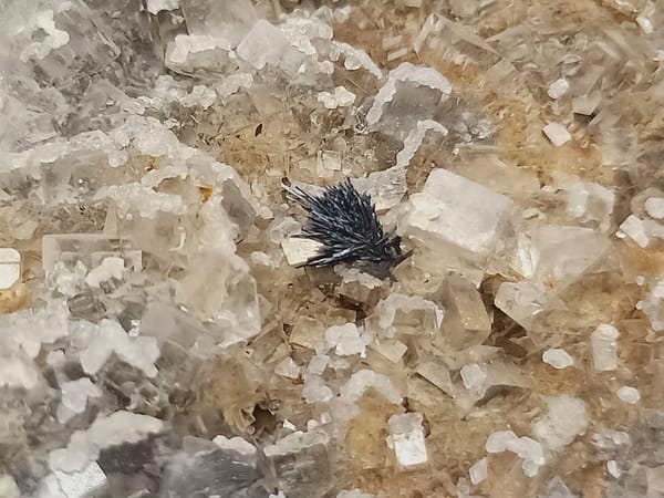 Jamesonite from Chenzhou, Hunan, China, individual mineral specimen view 2