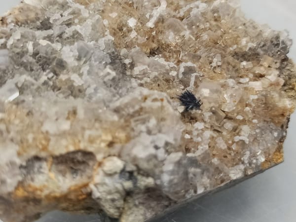 Jamesonite from Chenzhou, Hunan, China, individual mineral specimen view 4