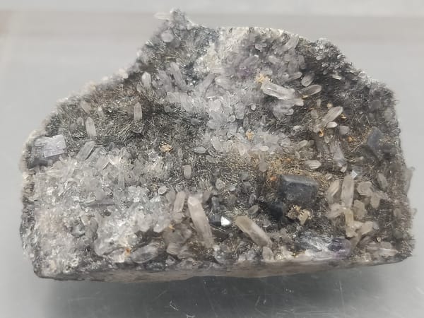 Bismuthinite from Inner Mongolia, China, individual mineral specimen view 1