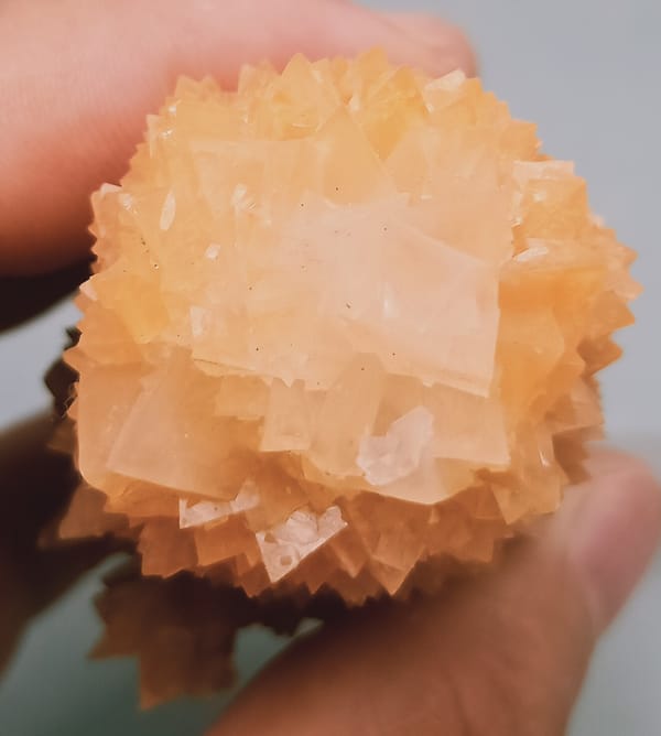 Calcite from Yunnan, China, individual mineral specimen view 1