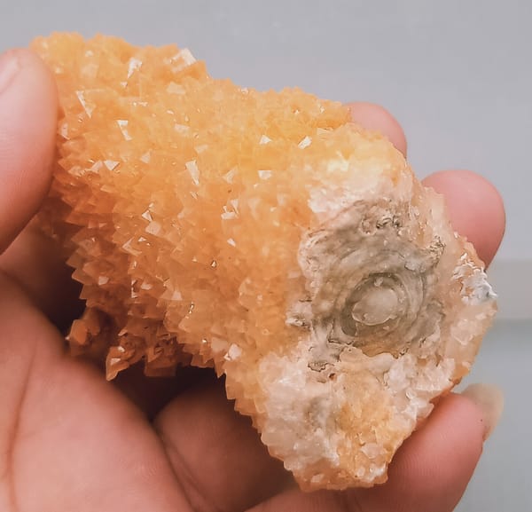Calcite from Yunnan, China, individual mineral specimen view 6