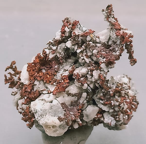 Native copper from Jiangxi, China, individual mineral specimen view 1