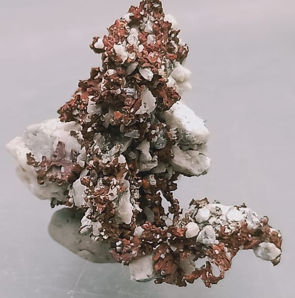Native copper from Jiangxi, China, individual mineral specimen view 3