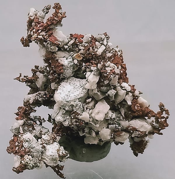 Native copper from Jiangxi, China, individual mineral specimen view 6