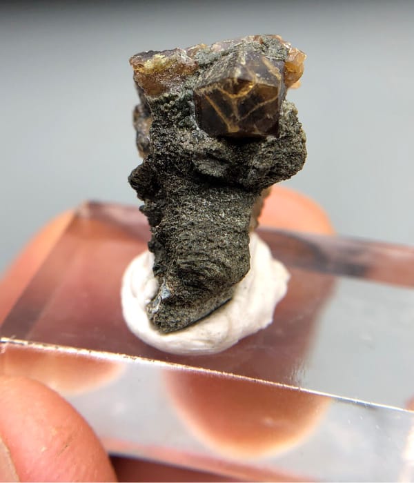 Grossular garnet from Inner Mongolia, China, individual mineral specimen view 1