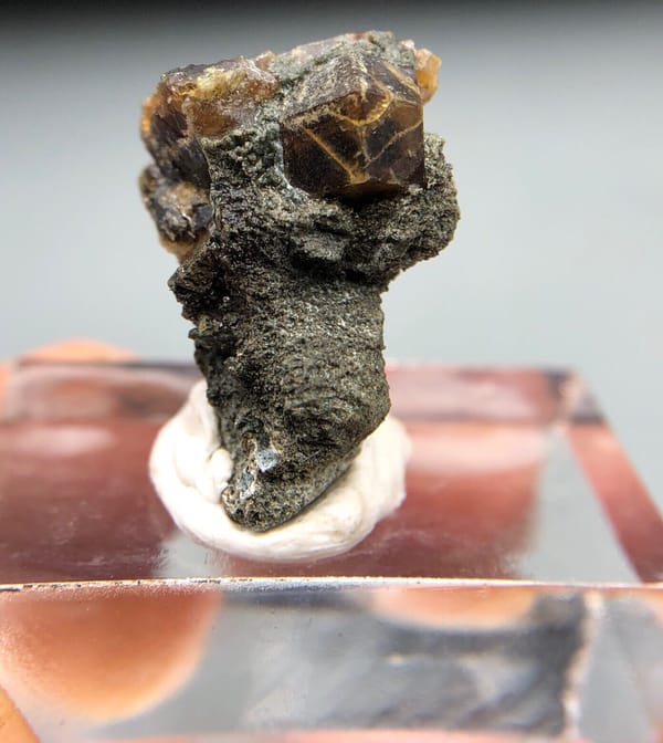 Grossular garnet from Inner Mongolia, China, individual mineral specimen view 2