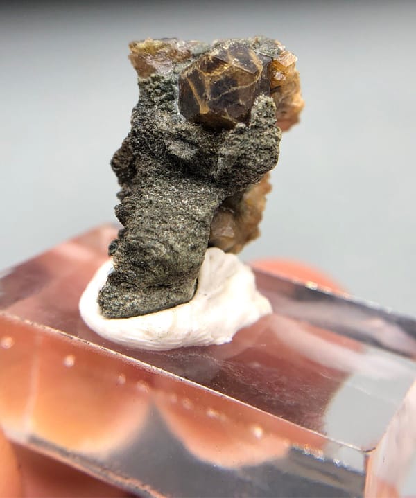 Grossular garnet from Inner Mongolia, China, individual mineral specimen view 5