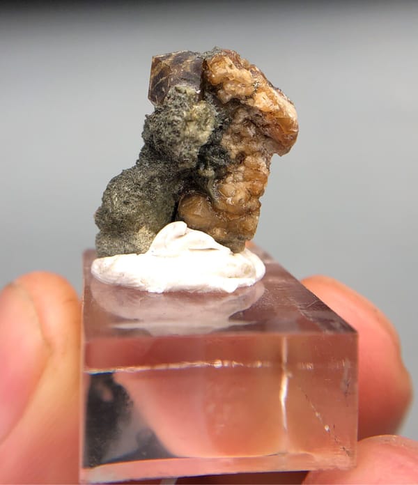 Grossular garnet from Inner Mongolia, China, individual mineral specimen view 6