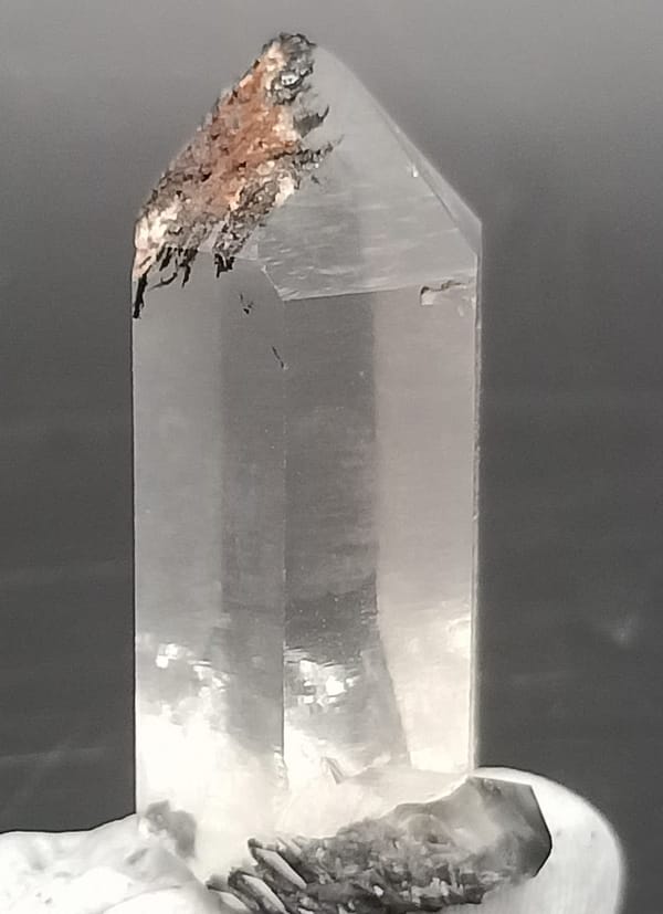Quartz, individual mineral specimen view 3 for a mineral collection