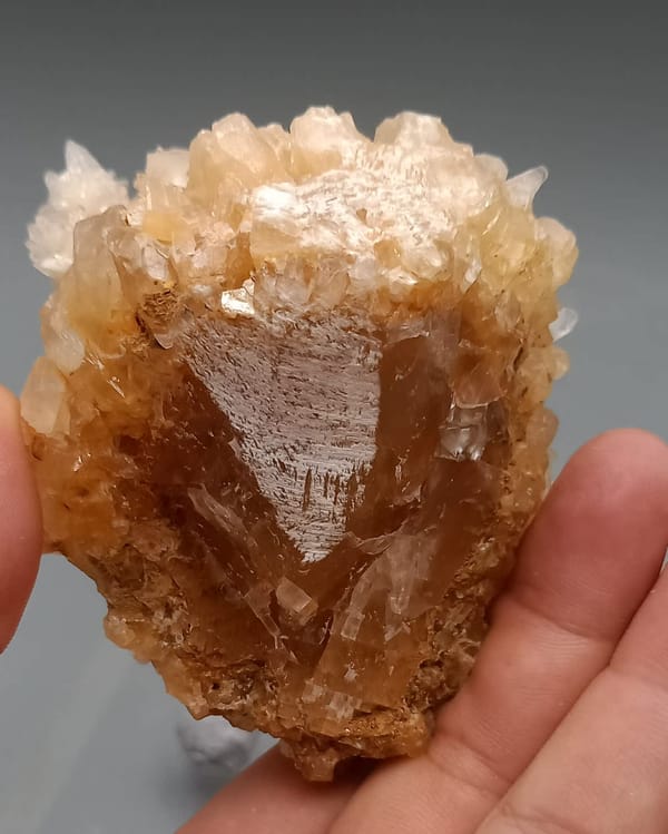 Calcite from Yunnan, China, individual mineral specimen view 5
