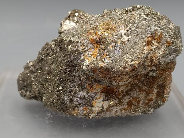 Pyrite from Shangbao, Hunan, China, individual mineral specimen view 4