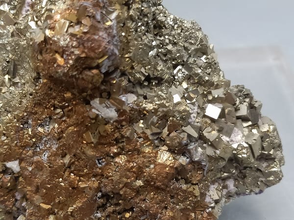 Pyrite from Shangbao, Hunan, China, individual mineral specimen view 6