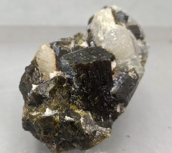 Epidote, individual mineral specimen view 2 for a mineral collection