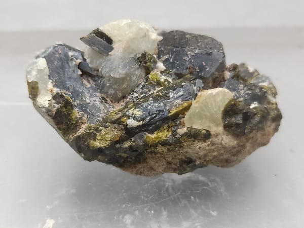 Epidote, individual mineral specimen view 3 for a mineral collection