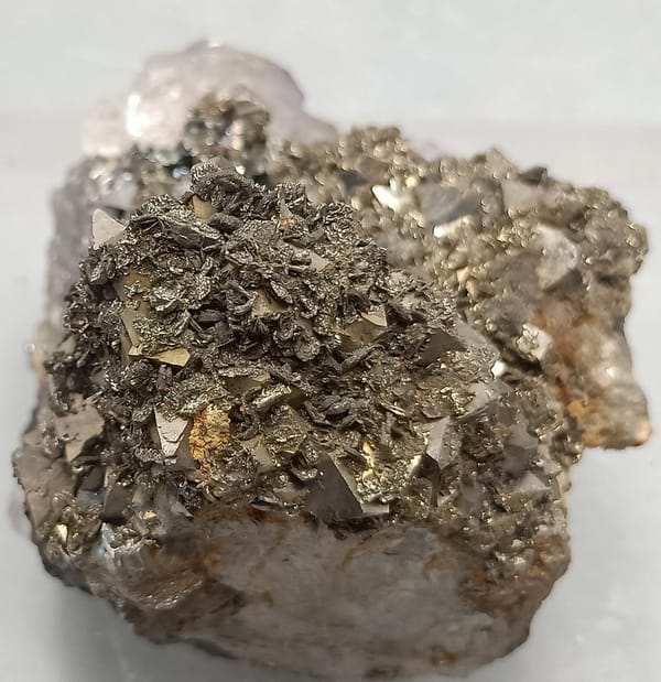 Arsenopyrite from Inner Mongolia, China, individual mineral specimen view 5