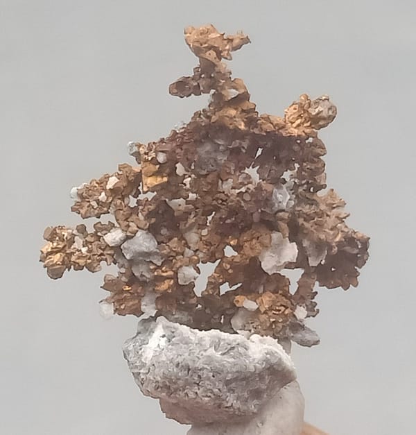 Native copper from Jiangxi, China, individual mineral specimen view 3