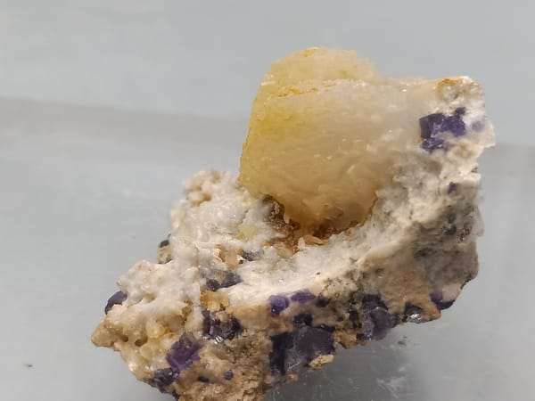 Fluorite from Inner Mongolia, China, individual mineral specimen view 3