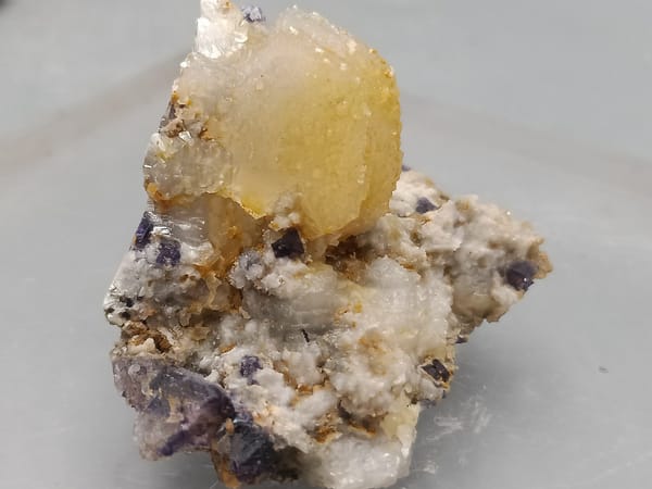 Fluorite from Inner Mongolia, China, individual mineral specimen view 4