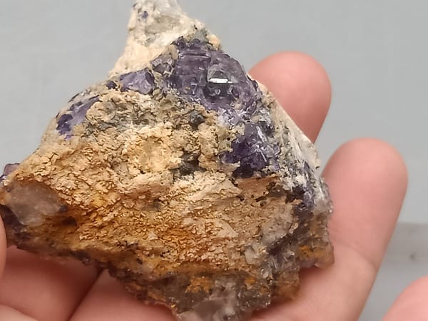 Fluorite from Inner Mongolia, China, individual mineral specimen view 6