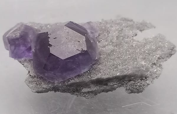 Fluorite from Fujian, China, individual mineral specimen view 1