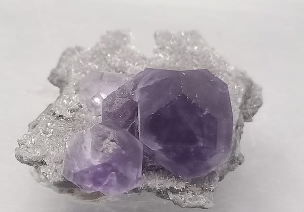 Fluorite from Fujian, China, individual mineral specimen view 4