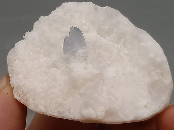 Celestine from Yunnan, China, individual mineral specimen view 2