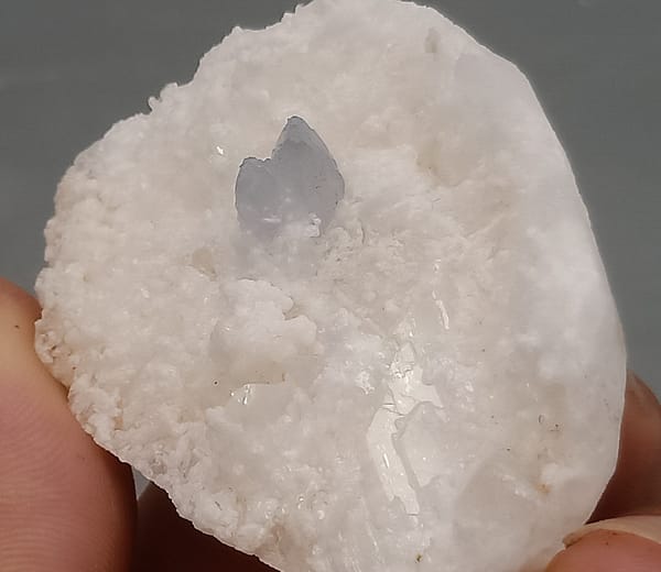 Celestine from Yunnan, China, individual mineral specimen view 3