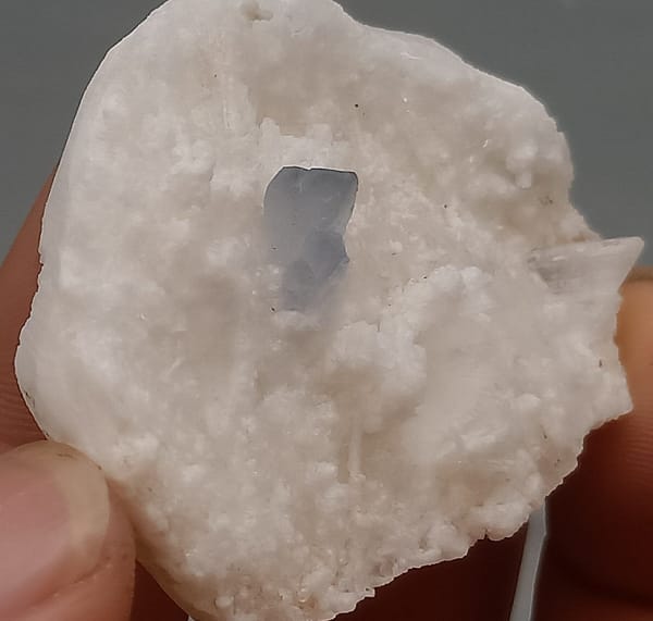 Celestine from Yunnan, China, individual mineral specimen view 5