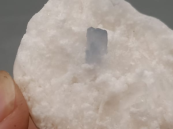 Celestine from Yunnan, China, individual mineral specimen view 6