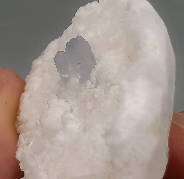 Celestine from Yunnan, China, individual mineral specimen view 7