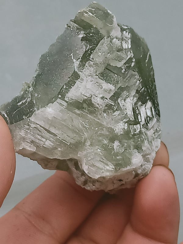 Actinolite from Hunan, China, individual mineral specimen view 4