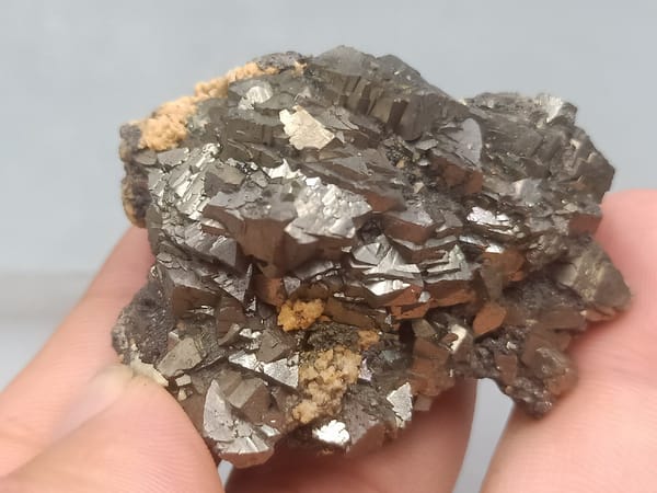 Arsenopyrite from Inner Mongolia, China, individual mineral specimen view 1