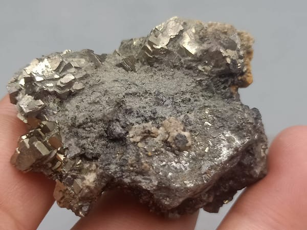 Arsenopyrite from Inner Mongolia, China, individual mineral specimen view 2