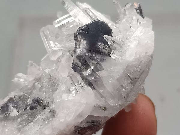 Galena from Yunnan, China, individual mineral specimen view 2