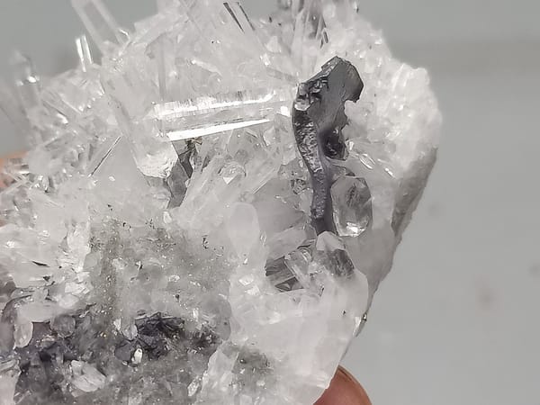 Galena from Yunnan, China, individual mineral specimen view 3