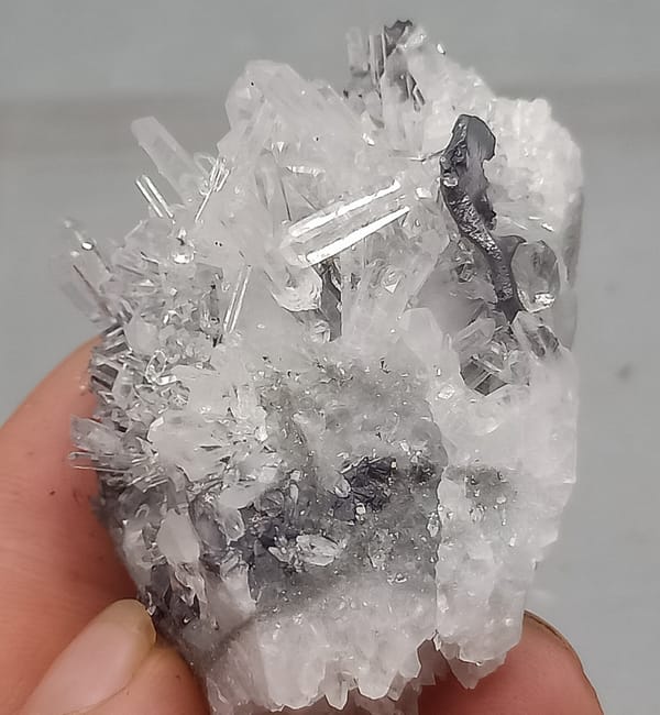 Galena from Yunnan, China, individual mineral specimen view 4