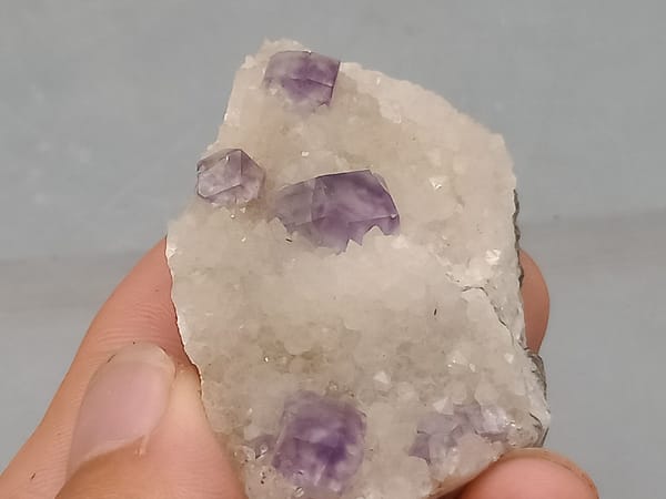 Fluorite from Fujian, China, individual mineral specimen view 1