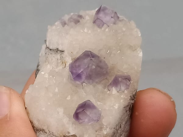 Fluorite from Fujian, China, individual mineral specimen view 3